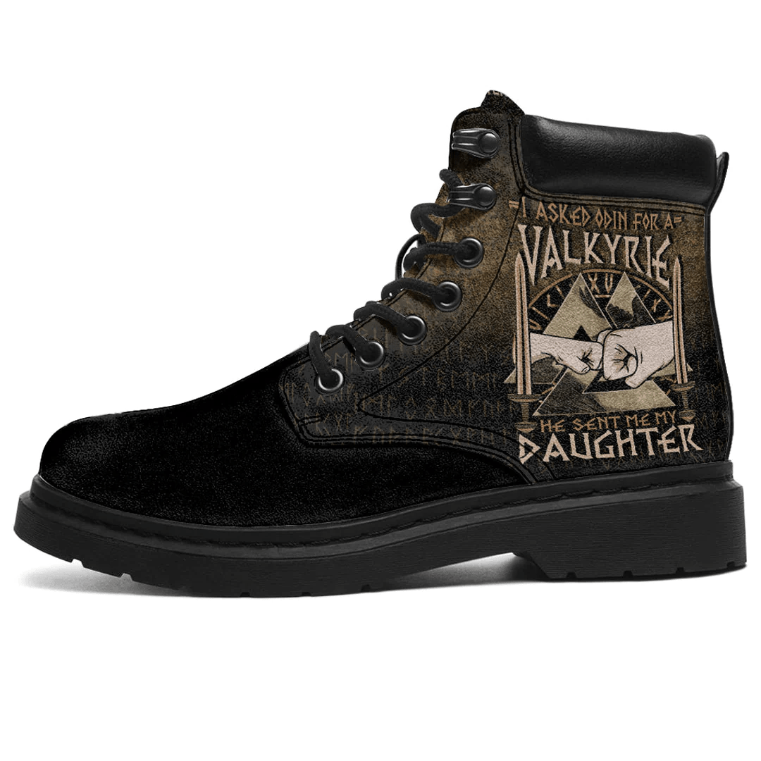 Boots I Asked Odin For A Valkyrie Viking Daughter All Season Boots