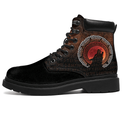 Boots Fenrir Norse Wolf Son Of Loki All Season Boots