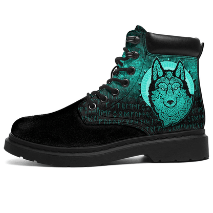 Boots Vikings Northern Wolf Cyan All Season Boots
