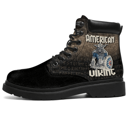 Boots Warrior Viking Sword American Valhalla Norse All Season Boots