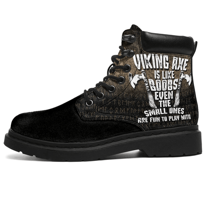 Boots Viking Axe Is Like Boobs' Even The Small Ones Fun All Season Boots