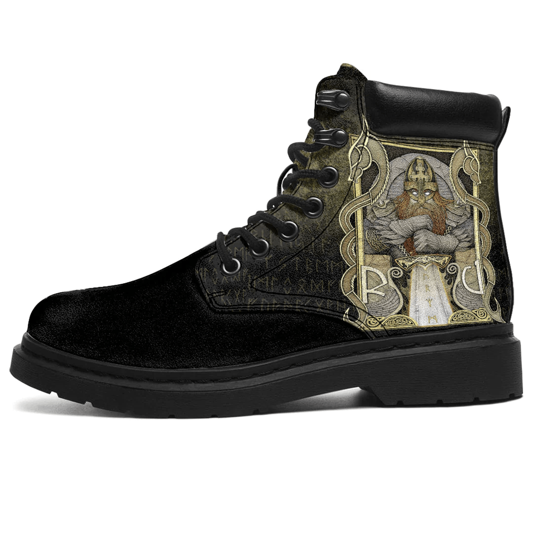 Boots Vikings Odin Nordic Style All Season Boots