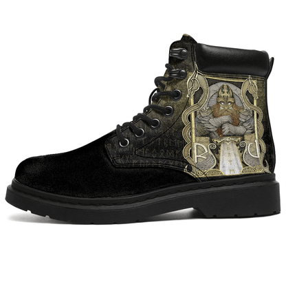 Boots Vikings Odin Nordic Style All Season Boots