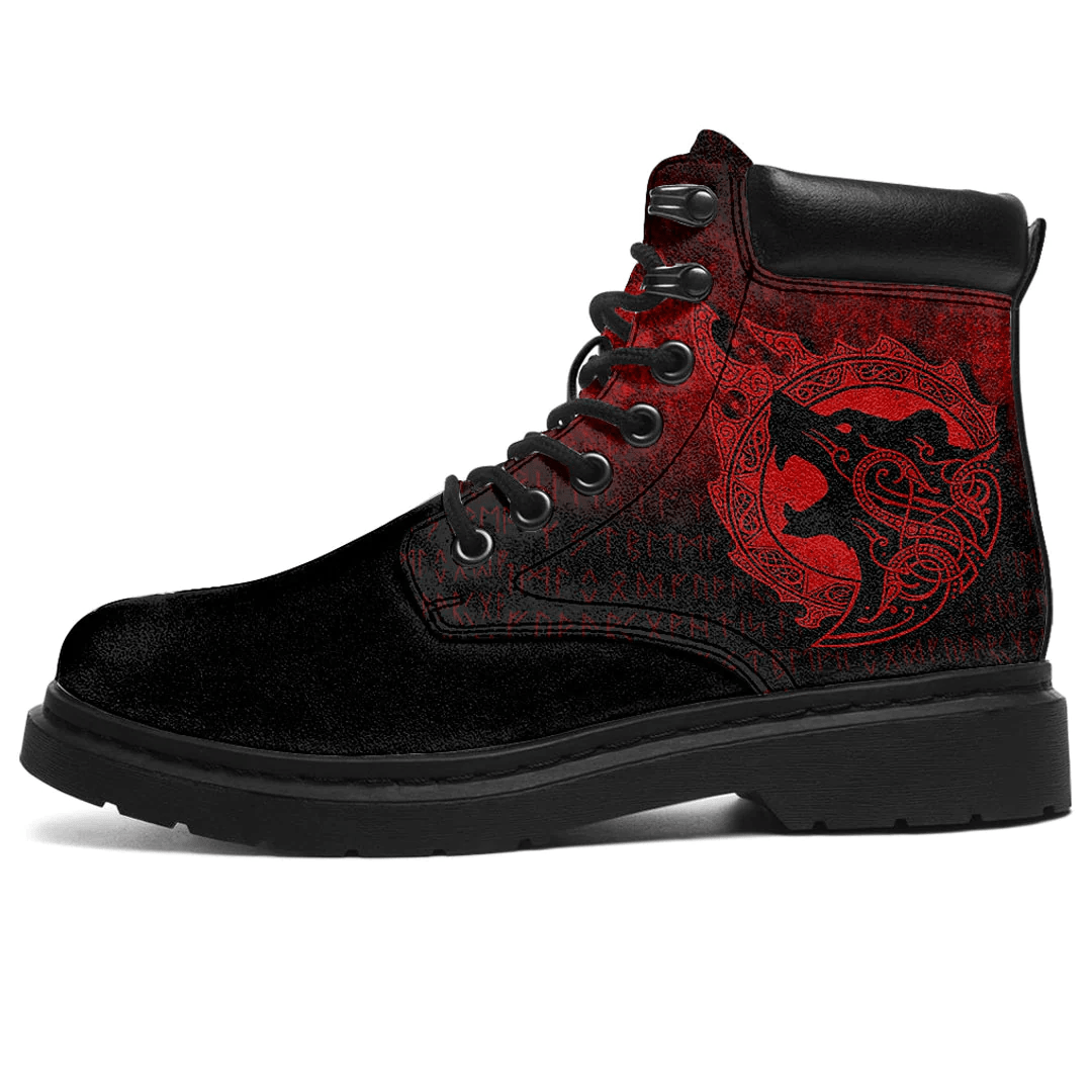 Boots Viking Berserker Red All Season Boots