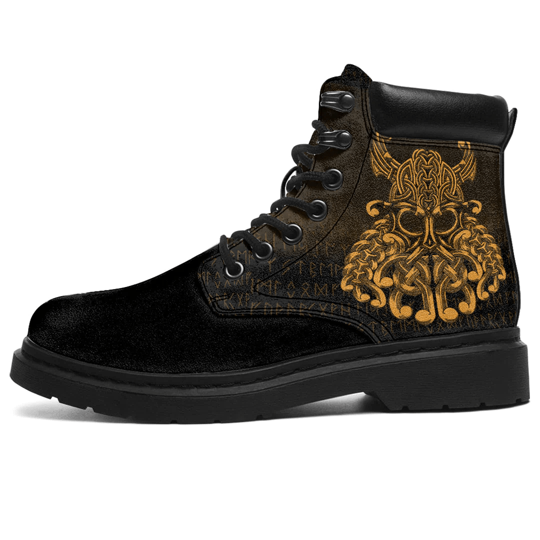 Boots Vikings Odin Valhalla Gold All Season Boots