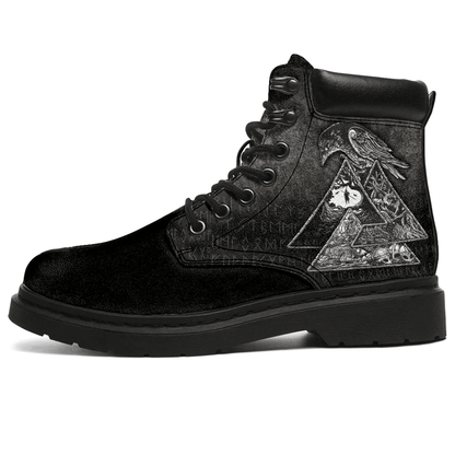 Boots Valknut Raven Viking All Season Boots