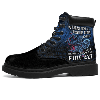 Boots Vikings' Solving Problems With An Axe All Season Boots
