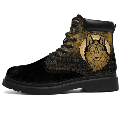 Boots Vikings Northern Wolf Gold All Season Boots