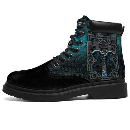 Boots Viking Age God Of Thunder Hammer All Season Boots