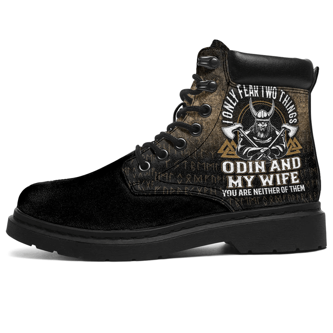 Boots Viking Saying Odin Northman All Season Boots