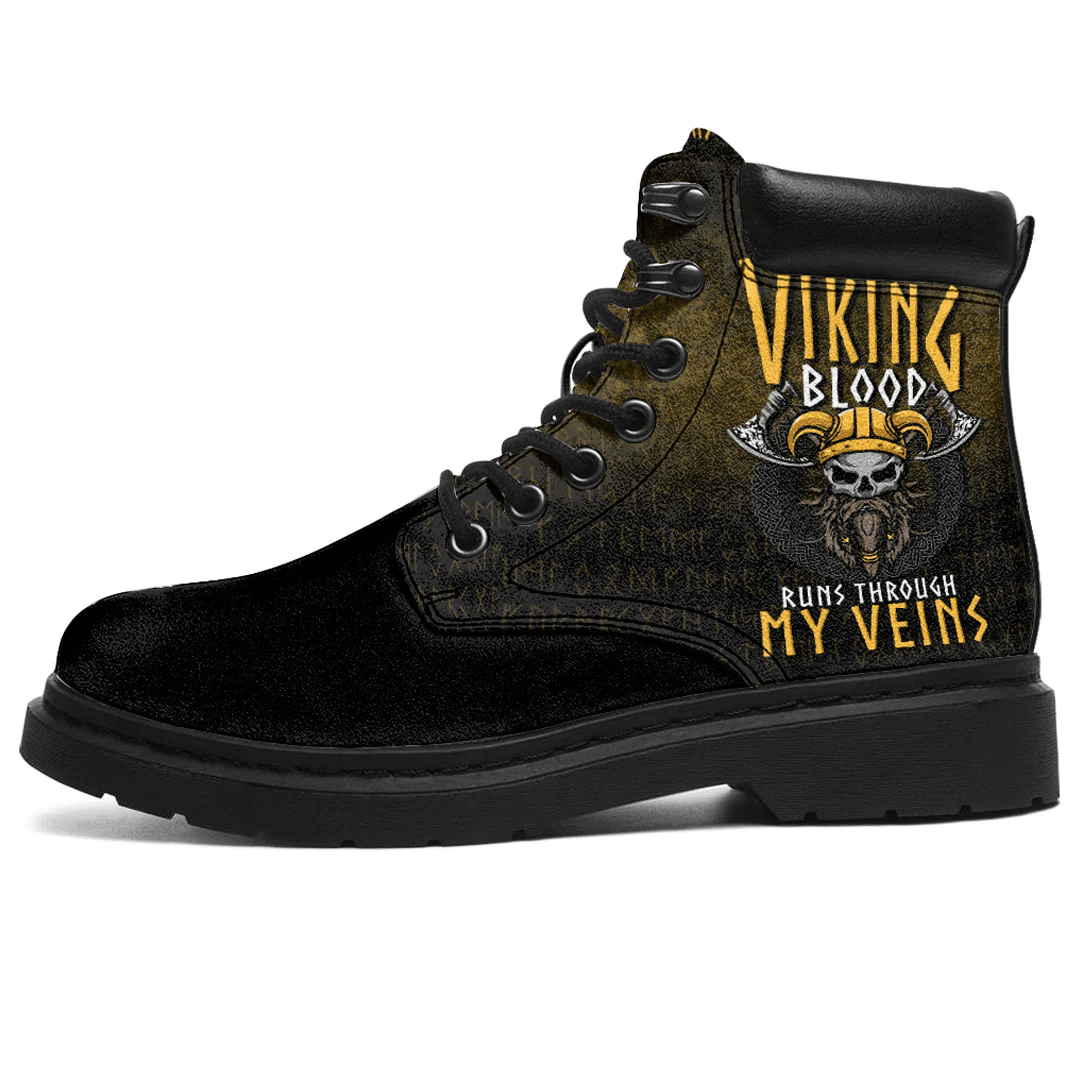 Boots Viking Blood Runs Through My Veins All Season Boots
