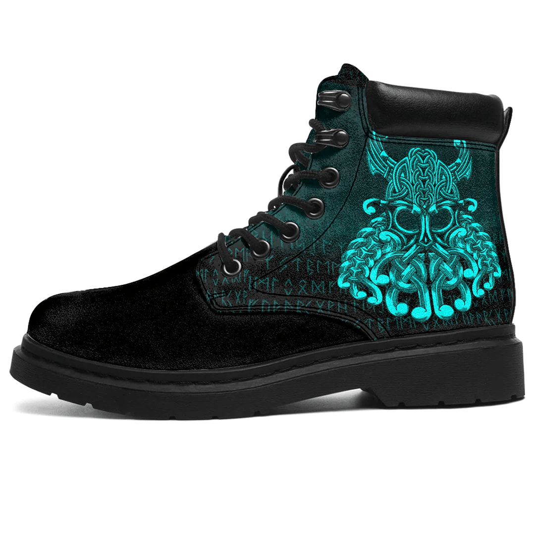 Boots Vikings Odin Valhalla Cyan All Season Boots