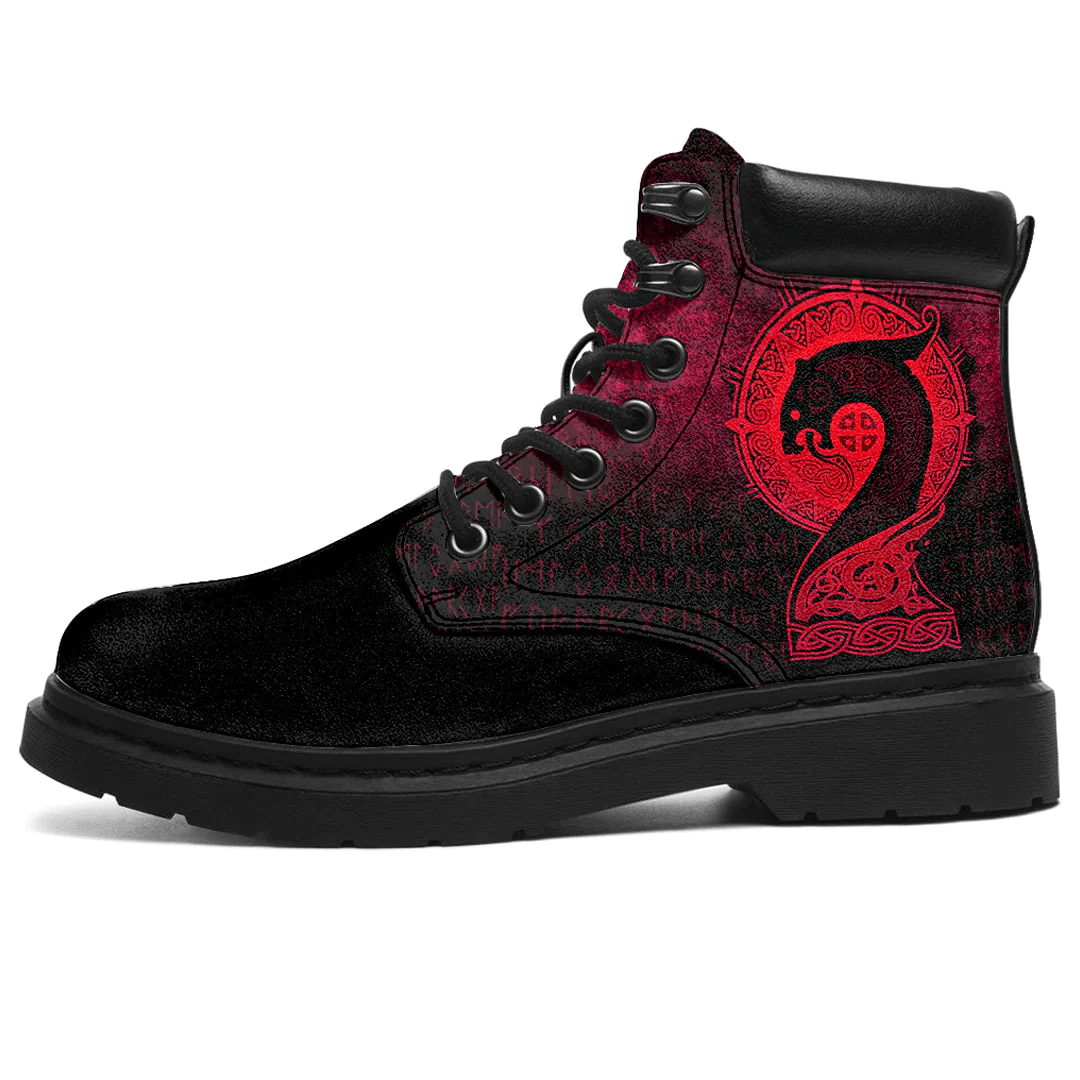 Boots Vikings Drakkar Red All Season Boots