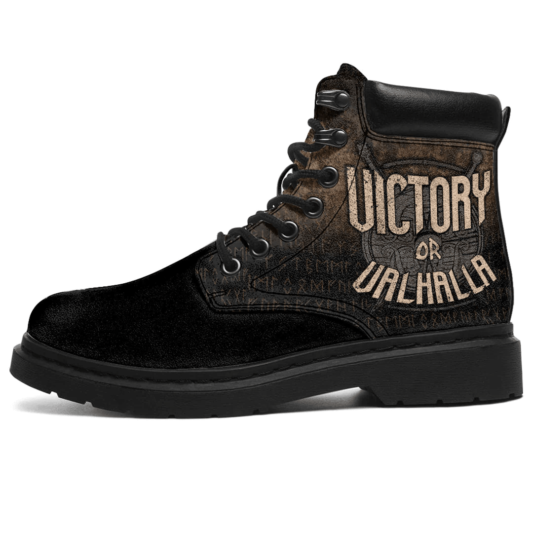 Boots Viking Victory Or Valhalla Norse Mythology All Season Boots