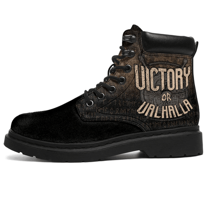 Boots Viking Victory Or Valhalla Norse Mythology All Season Boots