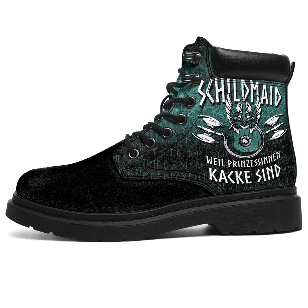 Boots Viking Shieldmaiden Quote All Season Boots