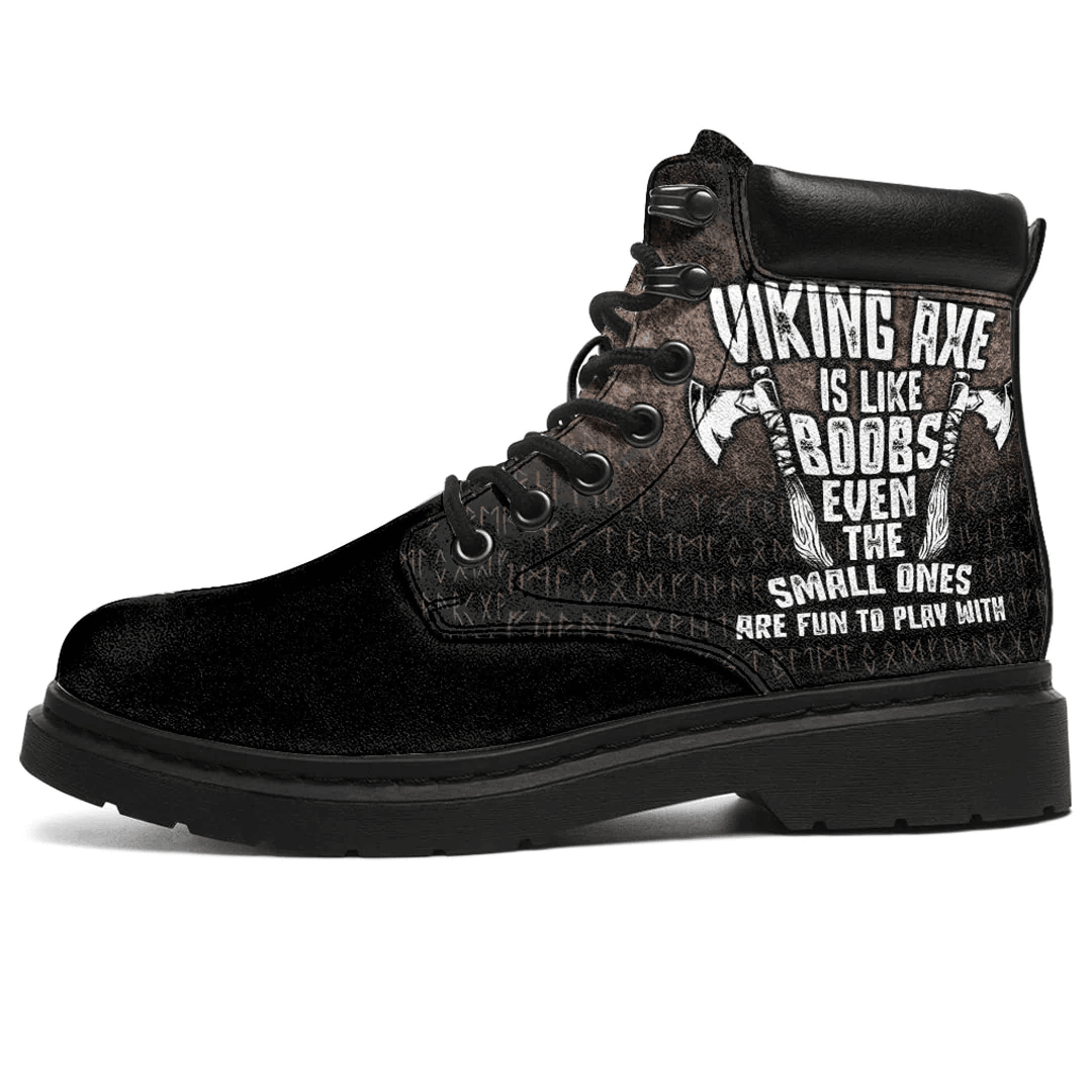 Boots Viking Axe Is Like Boobs All Season Boots