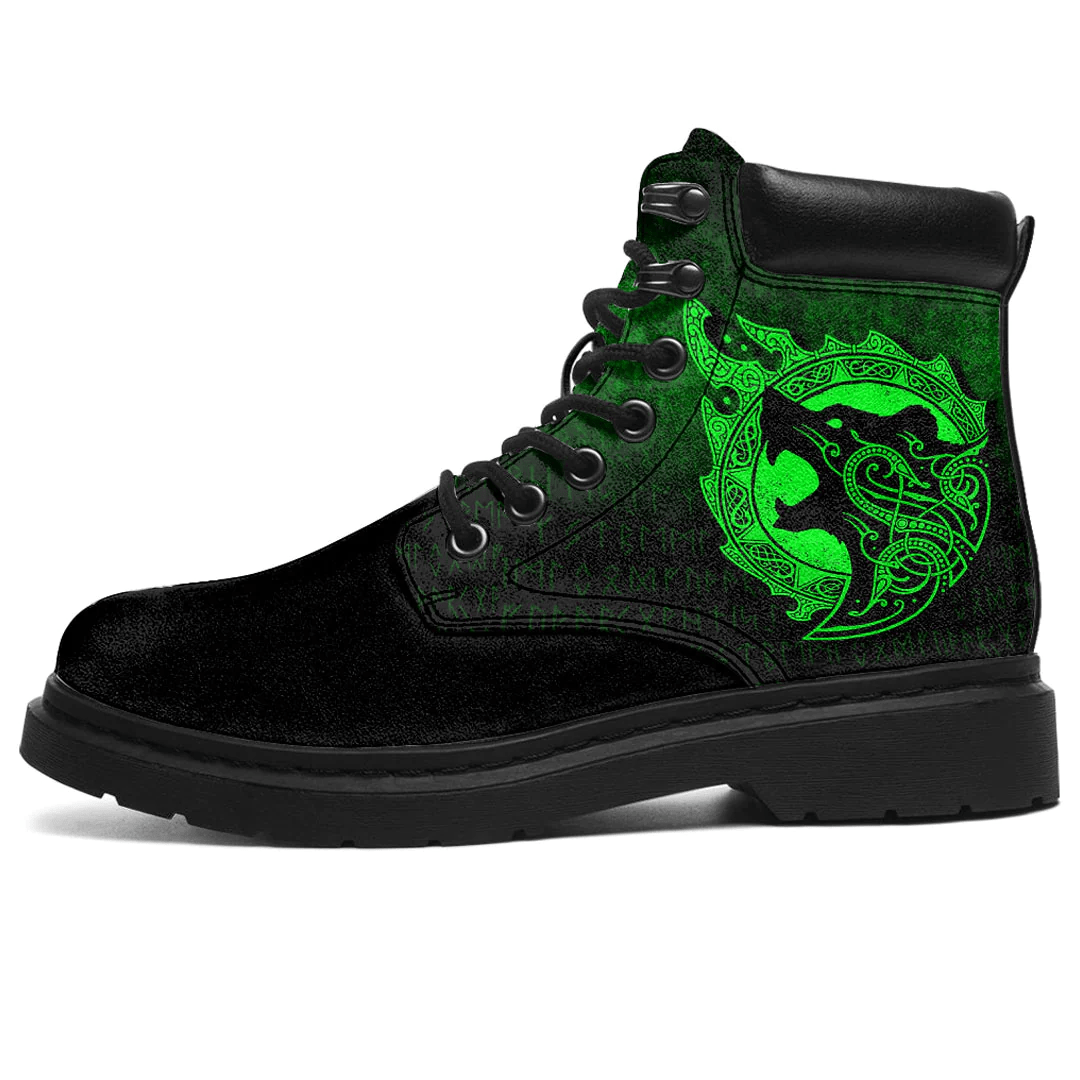 Boots Viking Berserker Green All Season Boots