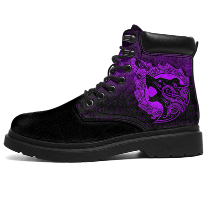 Boots Viking Berserker Purple All Season Boots