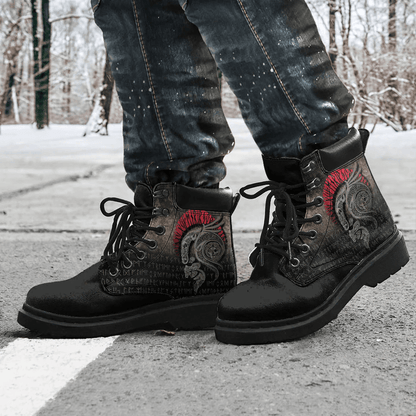 Boots Vikings Loki Red All Season Boots