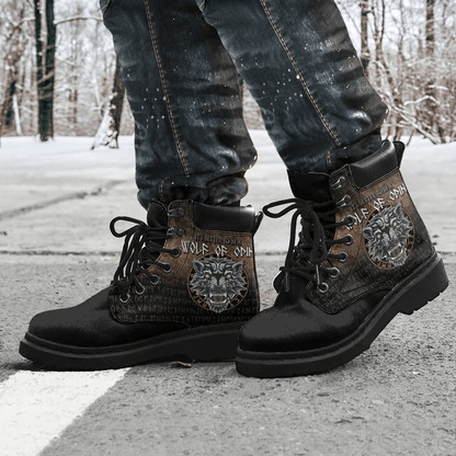 Boots It's Better To Be A Wolf Of Odin Than A Lamb Of God All Season Boots