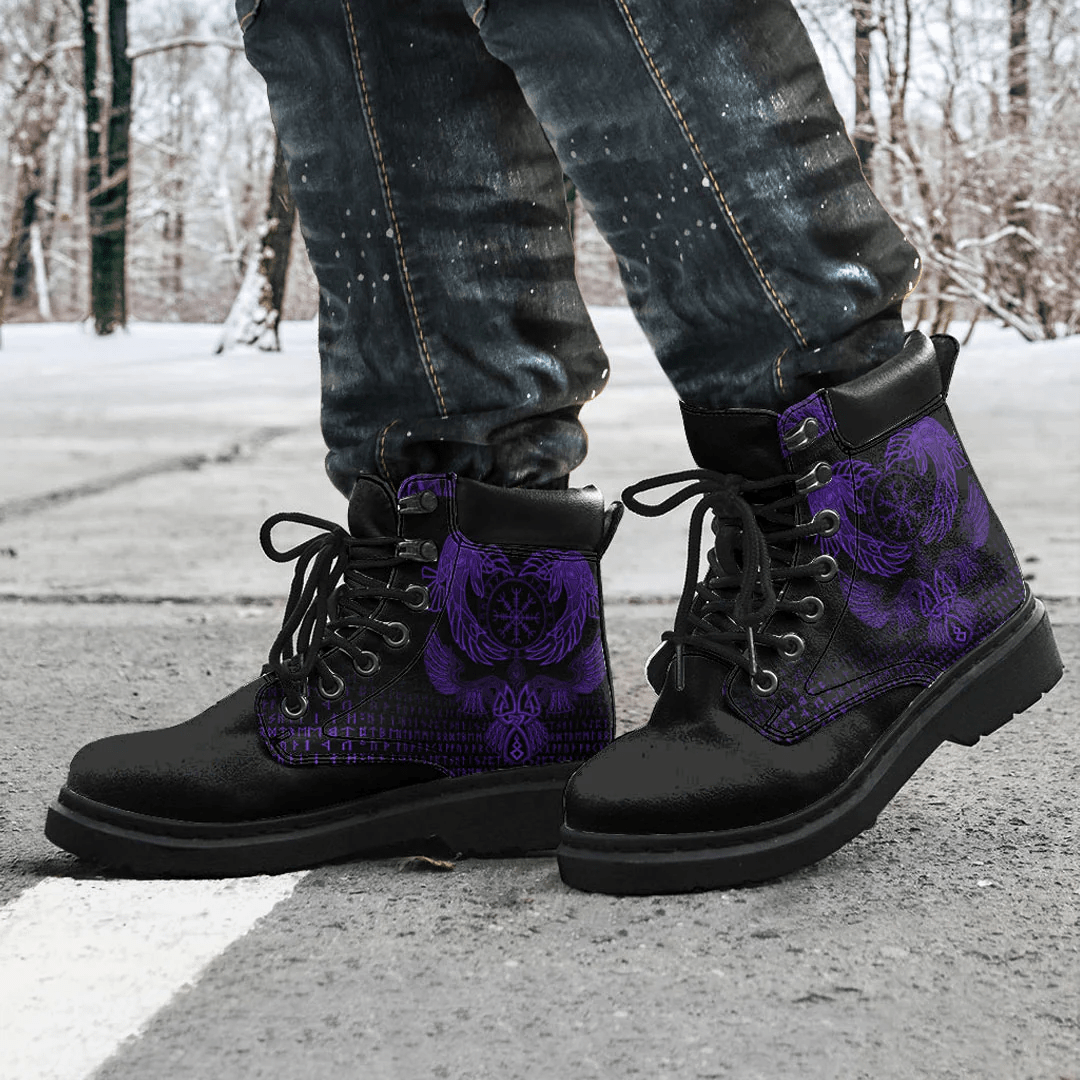 Boots Raven Of Odin Purple All Season Boots