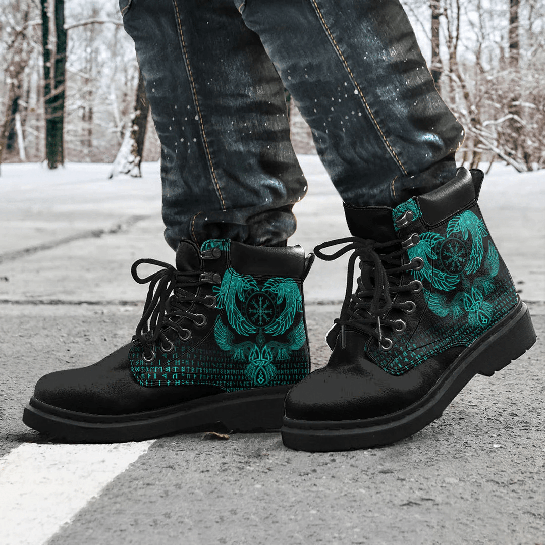 Boots Raven Of Odin Cyan All Season Boots