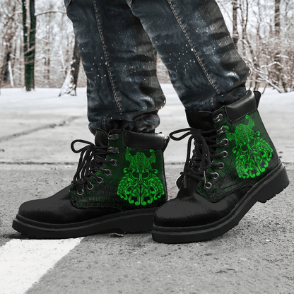 Boots Vikings Odin Valhalla Green All Season Boots