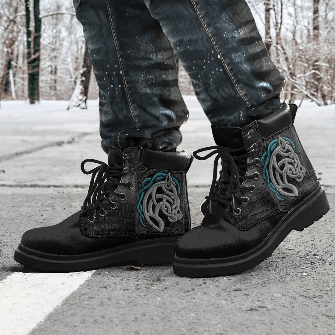 Boots Viking Age Sleipnir Eight Legged Horse All Season Boots