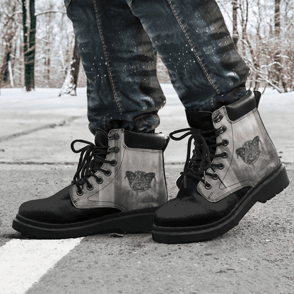 Boots Valknut Symbol And Ravens All Season Boots
