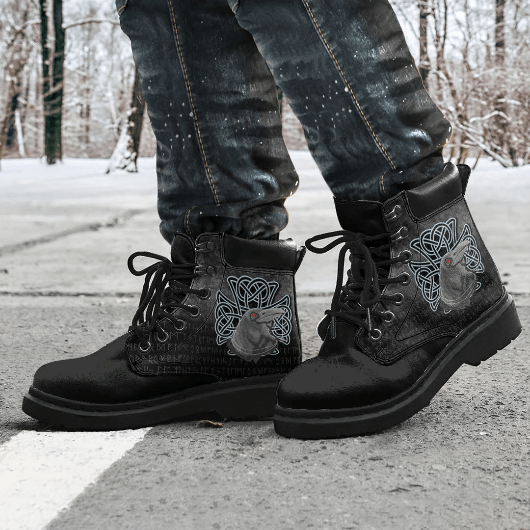 Boots Raven Viking Warrior Norse All Season Boots