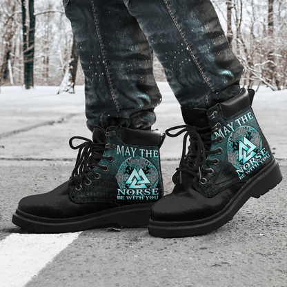 Boots May The Norse Be With You Viking Cyan All Season Boots