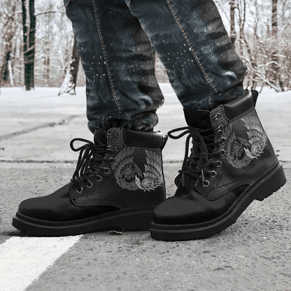 Boots Ragnarok Huginn Muninn Silver All Season Boots