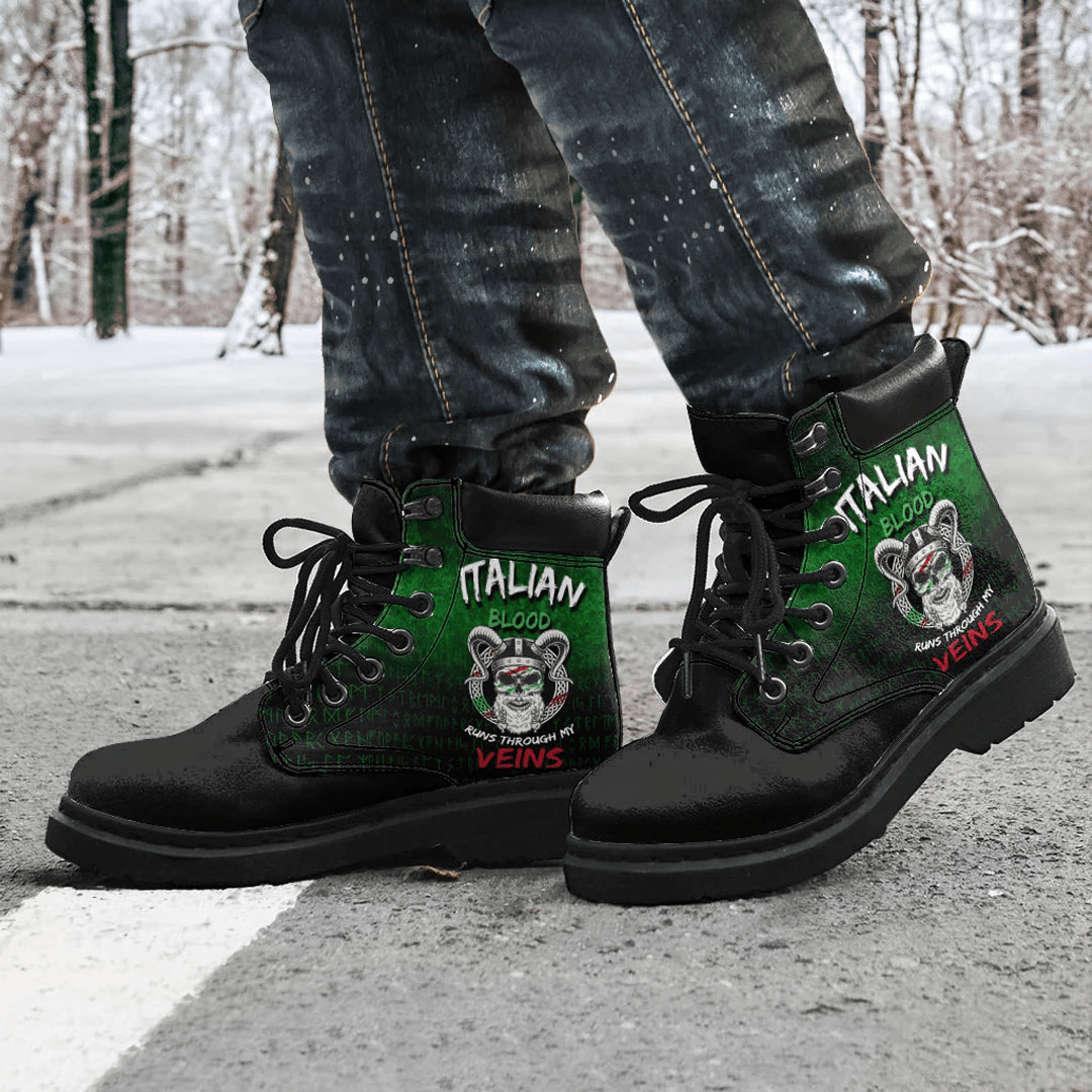 Boots Italian Blood Runs Through My Veins All Season Boots