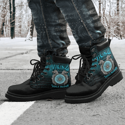 Boots Viking Shield Maiden Female Norse All Season Boots
