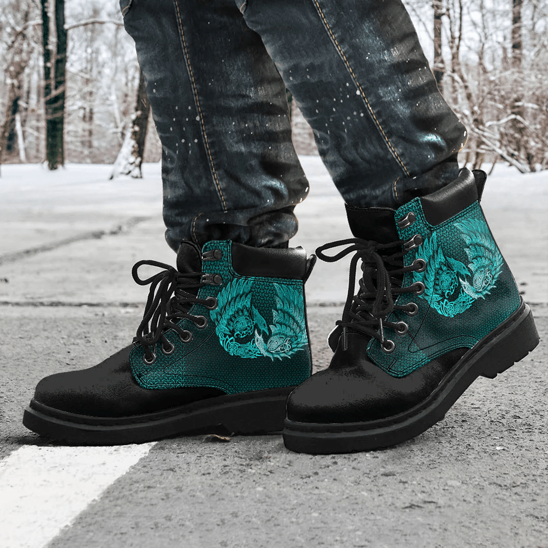 Boots Ragnarok Huginn Muninn Cyan All Season Boots