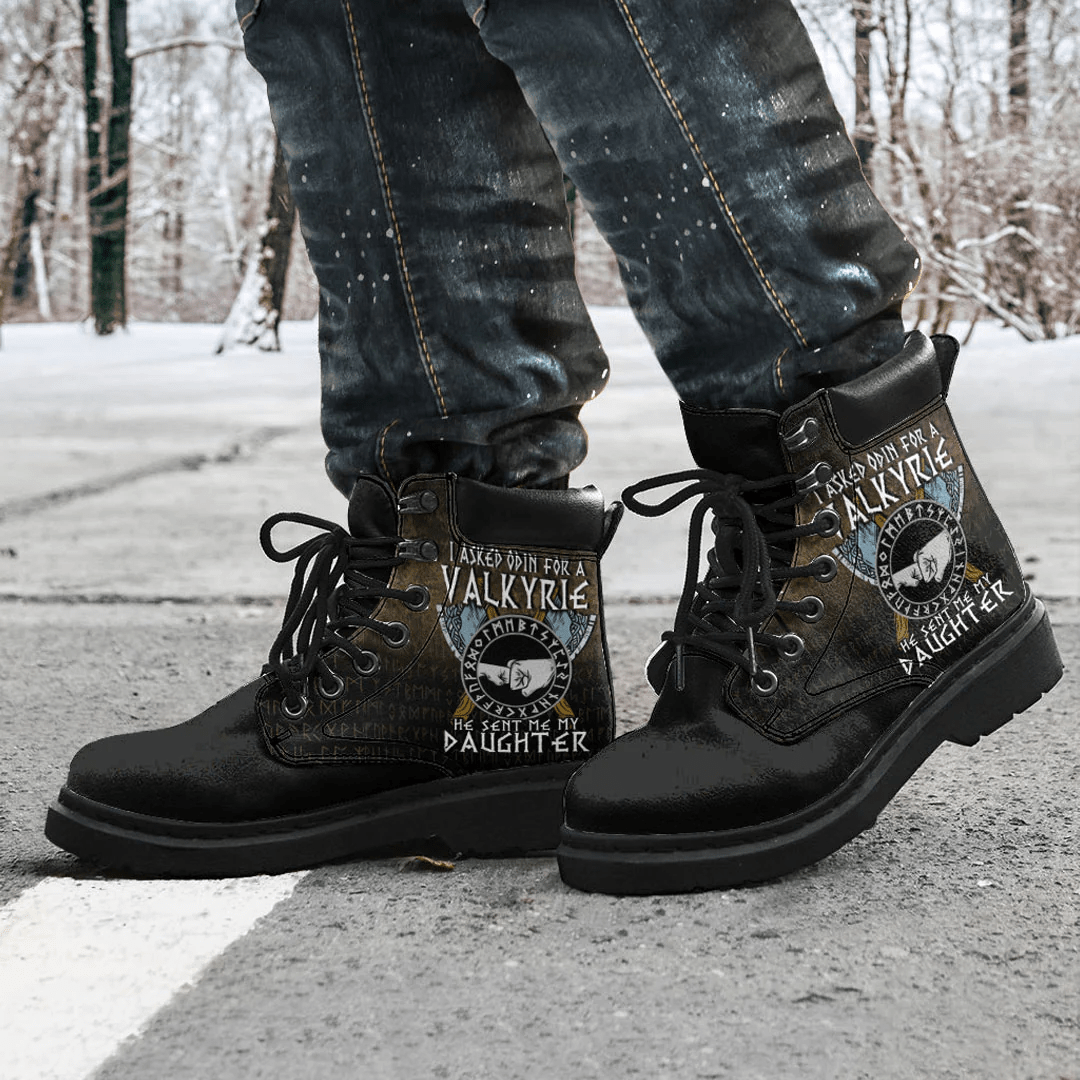 Boots I Asked Odin For A Valkyrie Viking Daughter All Season Boots