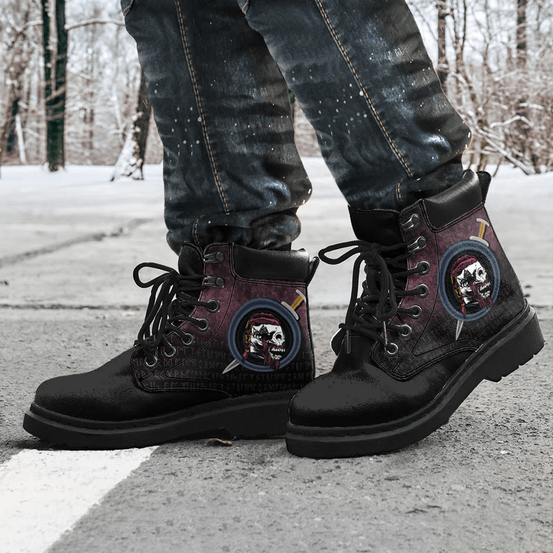 Boots Viking Skull All Season Boots