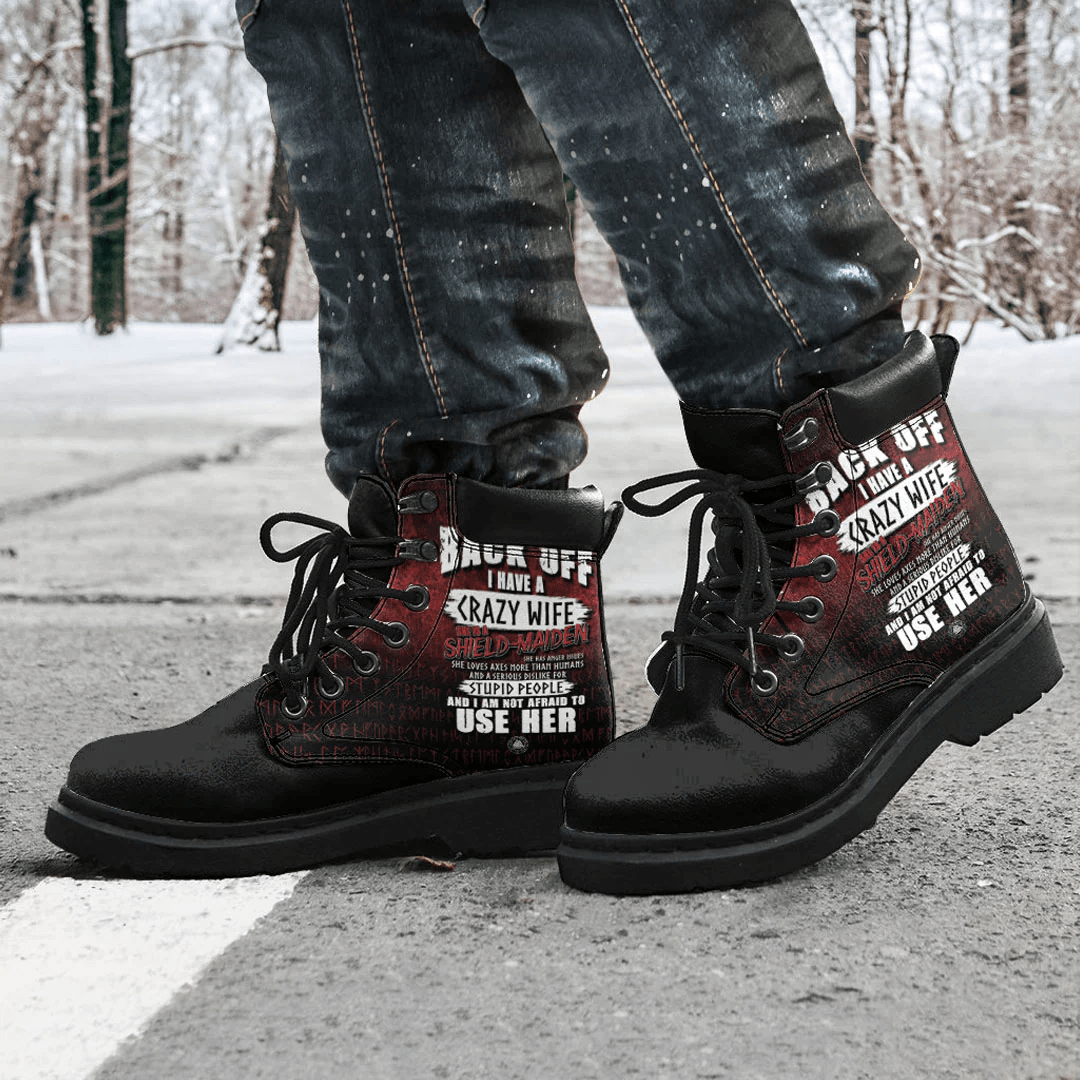 Boots Funny Viking Shieldmaiden All Season Boots