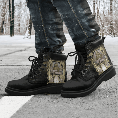 Boots Vikings Odin Nordic Style All Season Boots
