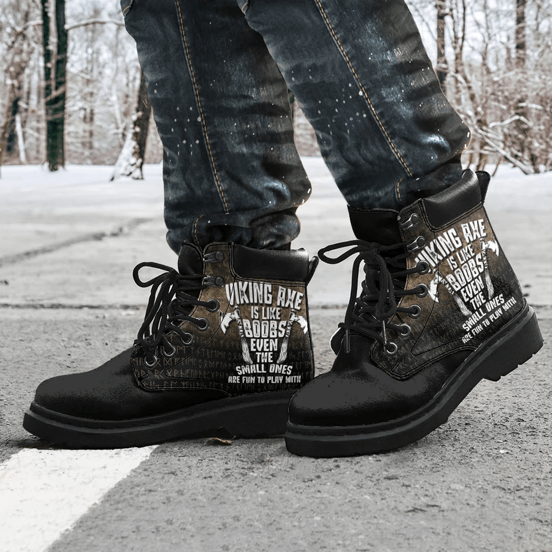 Boots Viking Axe Is Like Boobs' Even The Small Ones Fun All Season Boots