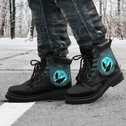 Boots Vikings Hugin Munin Odins Ravens All Season Boots