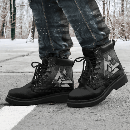 Boots Huginn Muninn Ravens From Odin Viking All Season Boots