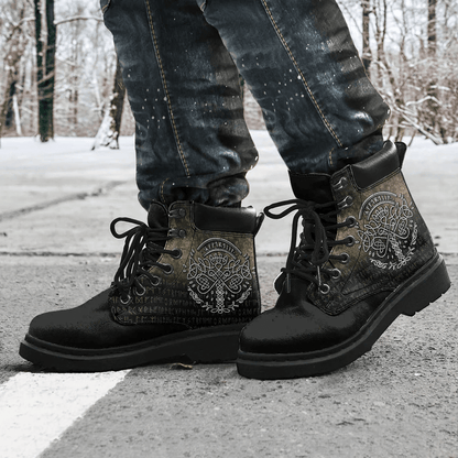 Boots Yggdrasil Viking Odhin Thor Wotan Wotan All Season Boots