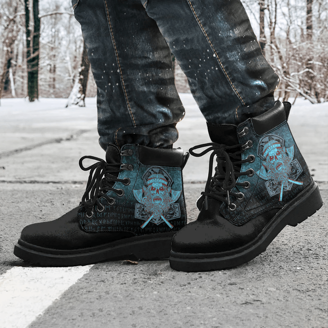 Boots Viking Odin Blood Runs Through My Veins All Season Boots