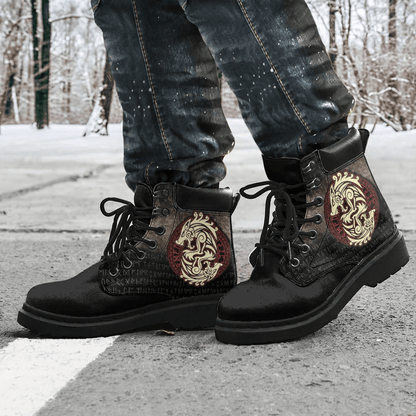 Boots Vikings Fenrir Loki'S Son All Season Boots