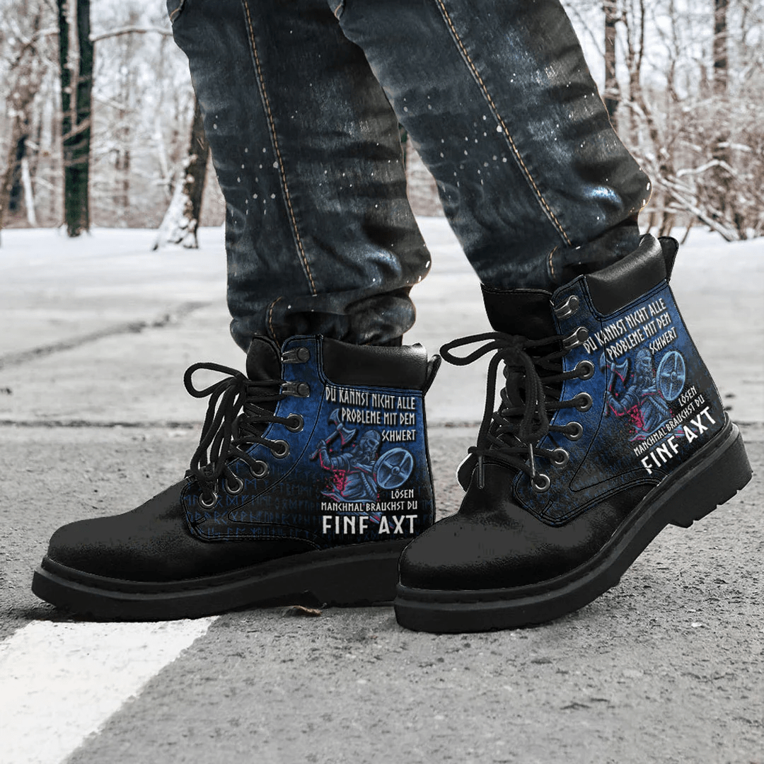 Boots Vikings' Solving Problems With An Axe All Season Boots