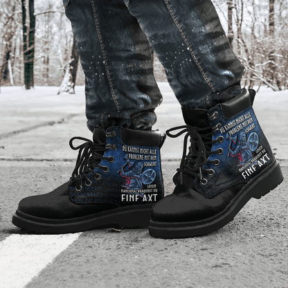 Boots Vikings' Solving Problems With An Axe All Season Boots