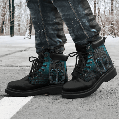 Boots Viking Age God Of Thunder Hammer All Season Boots