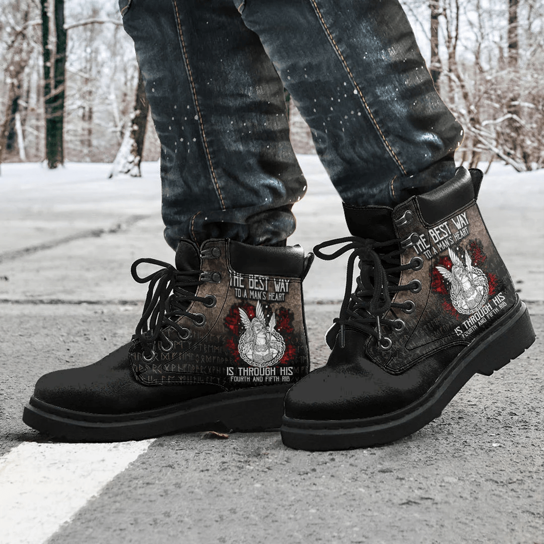 Boots Viking Valkyrie The Best Way To A Man'S Heart All Season Boots